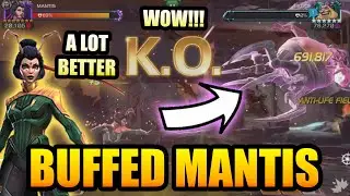 BUFFED MANTIS IS NOW LIVE!! A LOT BETTER TO PLAY & HITS LIKE A TRUCK - Marvel Contest of Champions