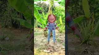 Chucky Stole My Legs | Try To Get My Legs Back#funny #shortvideos