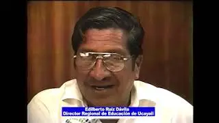 1995 febrero 06 - Director de la DREU Prof. Edilberto Ruiz D&aacute;vila sobre profesionalizaci&oacute;n docente