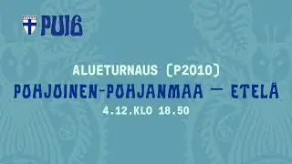 Alueturnaus (P2010) | Pohjoinen-Pohjanmaa &ndash; Etel&auml; | 4.12. 18.50