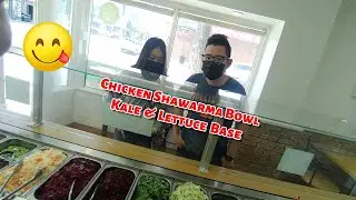 Chicken Shawarma Bowl with Kale & Lettuce Base