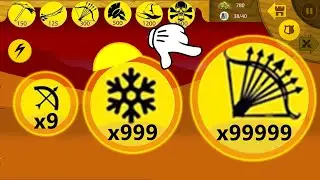 EVOLUTION 3 LEVEL FROM SILVER ARROW TO ICE ARROW HACK X999 ICON ARCHER| Stick War Legacy Mod VIP