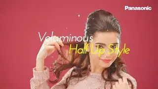 Hair Tutorial | Voluminous Half Up Style | Multi-Styling Straightener EH-HV70