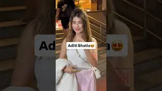 Адити Бхатия замечена в аэропорту по прибытии #aditibhatia #bollywoodhelpline