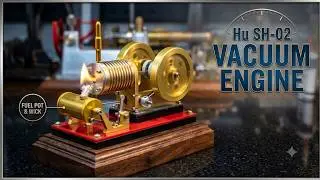 Vacuum Flame licker Engine Chinese Hu SH-02 Running Fleischmann Sausage Man