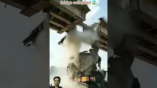 SAFETY FIRST When Bridges Collapse!| Collepsed bridge| JCB broken #construction #home #building #diy