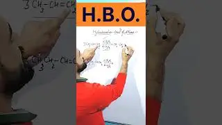 Hydroboration-Oxidation( HBO) #shortvideo #jatainclasses #shorts