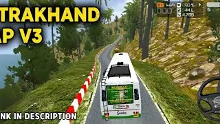 Uttrakhand map link for Bus simulator indonesia and gameplay