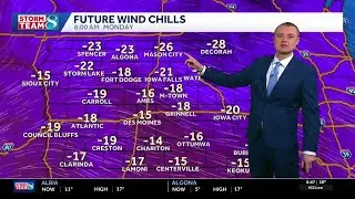 Iowa weather: Bitter cold one more morning