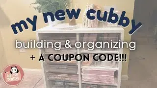 My new CreateRoom Cubby! | Building it and Before/After Reveal | + COUPON CODE! | DebtFreePanda