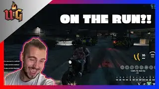 ON THE RUN FROM THE POLICE?! GTA V Gang RP - United Gaming
