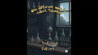 #16 🌟 One different way to collect Pok&eacute;mon! 🌟Professor Full Art💼✨🧠#CardIcons #Pok&eacute;monTCG #Trainer