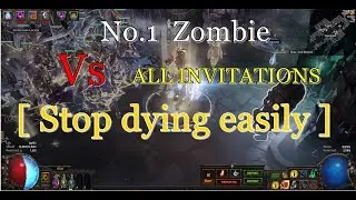 Stop Dying Easy ! Path Of Exile 3.21 ! Baron Zombie Build