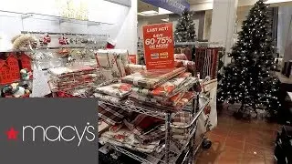 MACY'S AFTER CHRISTMAS CLEARANCE SALE - CHRISTMAS SHOPPING ORNAMENTS DECORATIONS DECOR
