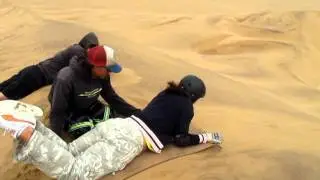 Southern Africa 2011; Sandboarding Swakopmund, Namibia