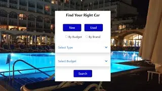 How to make UI | UX Booking Search form Using HTML, CSS and Bootstrap