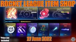 ROCKET LEAGUE ITEM SHOP | JUNE-27-2022 | RL Item Shop Today
