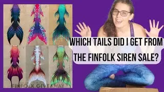 Finfolk Fabric Mermaid Tail: Unboxing the Siren Sale 🧜‍♀️