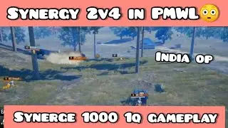 Synergy 2v4 against Box gaming in PMWL | Synergy gaming 2v4😳 | Pubg mobile World league