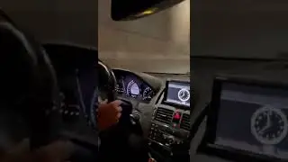 Mercedes C63 AMG tunnel run