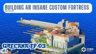 Build an Epic Mediterranean Fortress in Cities: Skylines 2