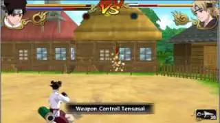 naruto shippuden legends akatsuki rising TENTEN VS TEMARI