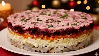 Oh - very ! A delicious salad. Layered  herring  salad