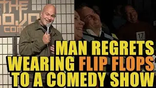 Man Regrets Wearing Flip Flops at Comedy Show During The Winter | #RobertKelly #BobbyKelly #Standup