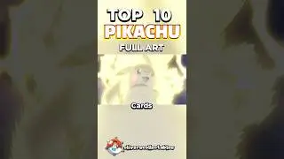 Top 10 Pikachu Full Art Cards! #shorts #pokemon