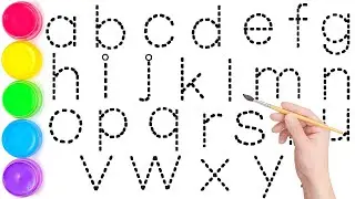 ABCDEFGHIJKLMNOPQRSTUVWXYZ, Easy Step by Step Write and Read Small Letters Alphabet A to Z, Kids TV