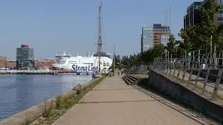 Kiel, Germany: H&ouml;rn, Willy-Brandt-Ufer - 4K Video Photo