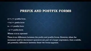 Java operators - Increment and Decrement operators, ++, --