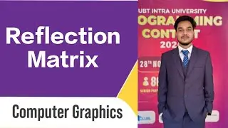 Computer Graphics:9 Reflection Matrix Bangla Tutorial