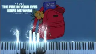 Powfu & Sleep.Ing - the fire in your eyes keeps me warm (piano cover + sheets)