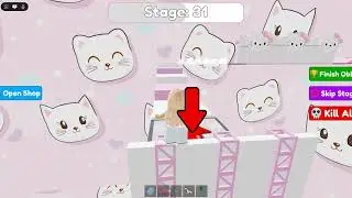Cat gameplay #cat #gameplay #roblox #smallyoutuber #obby #catgameplay