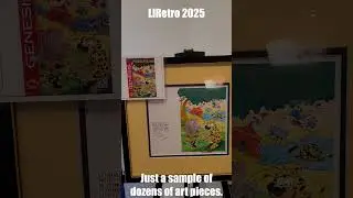 LIRetro 2025, Video Game Art Gallery Sample...