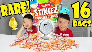 Coles Stikeez Fresh Friends Collectibles #2 | Rare Stikeez Found!