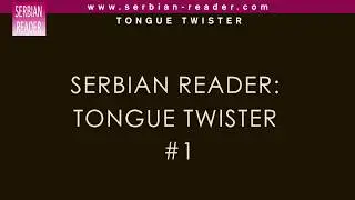 Serbian Reader: Tongue Twister - Speaking Exercise 2 | Serbian IDEMO DALJE for Beginners, Level A1