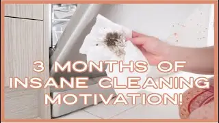 3 MONTHS OF INSANE CLEANING MOTIVATION | 4.5 HOUR CLEANING MARATHON 2020
