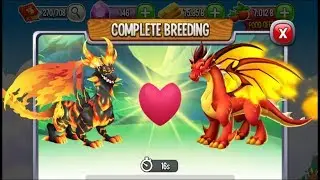 Dragon City: Hot Metal Dragon vs New Flame Dragon [EXCLUSIVE BREEDING DRAGON]