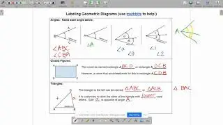 Labeling Geometric Diagrams
