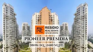 Pioneer Presidia | 3BHK | 2440 sq ft | Actual Video | Sector 62 Gurgaon @mrchauhan166