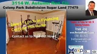 Colony Park real estate for sale 3114 West Autumn Run Cir. 5 bed 3.5 bath