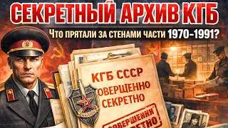 СЕКРЕТНЫЙ АРХИВ КГБ: Что прятали за стенами части 1970-1991?