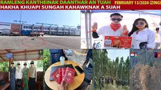 Feb 13 Zing: Falam pengah Nu raltha pawlin Ralhrang Bomb An thlak. Hakha Khuapi Sungah Kahawknak