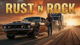 RUST N ROCK MUSIC &ndash; Rebel Road Rock Playlist | Cinematic Rust Engine Vibes.