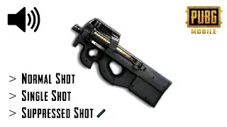 PUBG Mobile P90 Submachine Gun Shot Sound Effect 🔫💥