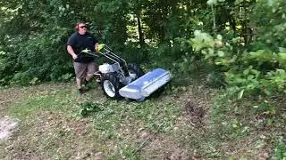 Grillo G110D WalK Behind Tractor With Berta 26&rdquo; Flail Mower
