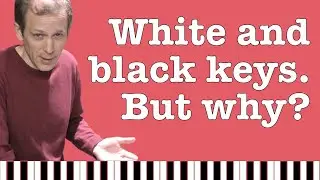 Why are there white and black keys on the piano? - Piano Tutorial for Beginners, #3