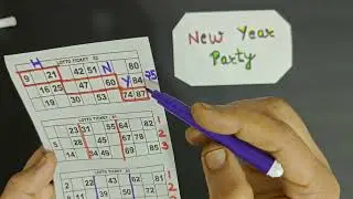 new year party tambola game |kitty party games for ladies | tambola game | kitty party games 🤓🥰